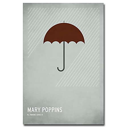 Trademark Global Mary Poppins Gallery-Wrapped Canvas Print By Christian Jackson, 16"H x 24"W