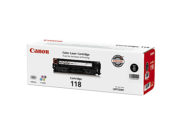 Canon® 118 Black Toner Cartridge, 2662B001