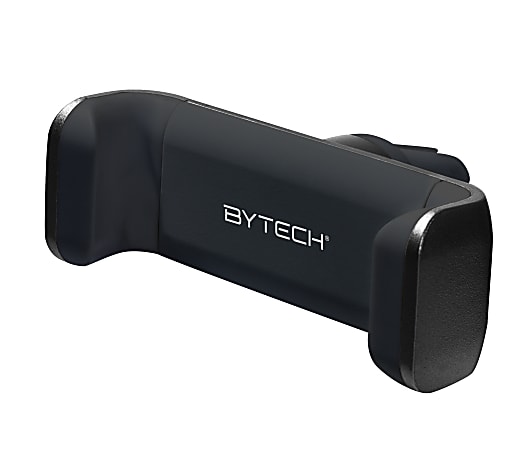 BYTECH Universal Air Vent Car Phone Mount, 3-3/4"H x 1-1/2"W x 5-3/4"D, Black, BYMOMO211BK