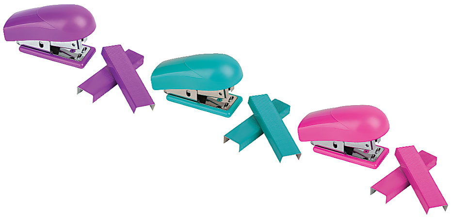 Office Depot® Brand Mini Stapler, Assorted Colors