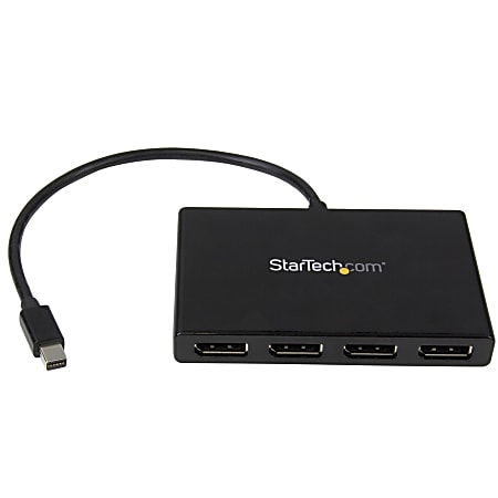 StarTech.com 4-Port Multi Monitor Adapter, Mini DisplayPort 1.2