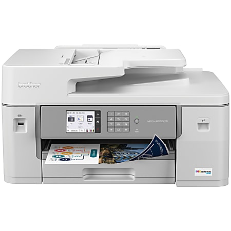 Brother® INKvestment Tank MFC-J6555DW Color Inkjet All-In-One Printer With Ink