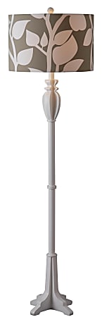 Kenroy Home Table/Floor Lamp, Profile Floor Lamp, White