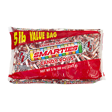 Smarties Wrapped Candies, 5-Lb Box