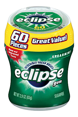Eclipse Big E Gum Bottle, Spearmint