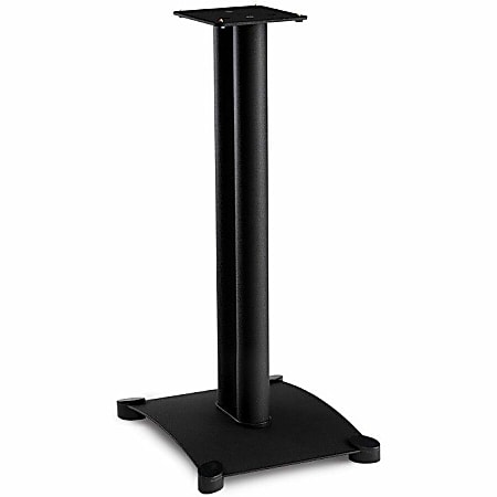 Sanus Steel Series Heavy-Duty Speaker Stand for Bookshelf Speakers - Sold as Pair - 26in Height - Black - 26" Height x 11.8" Width x 14.8" Depth - Steel - Black