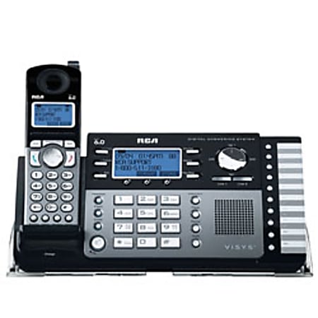 RCA 25250RE1 2-Line DECT 6.0 Cordless Expandable Phone With Digital Answering System