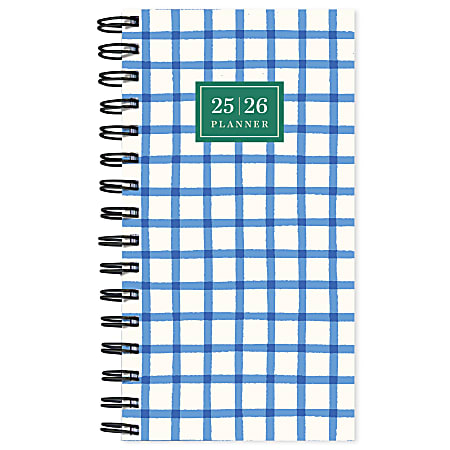 2025-2026 TF Publishing Academic Year Small Weekly/Monthly Planner, 3-1/2" x 6-1/2", Picnic, July 2025 To June 2026, 7506