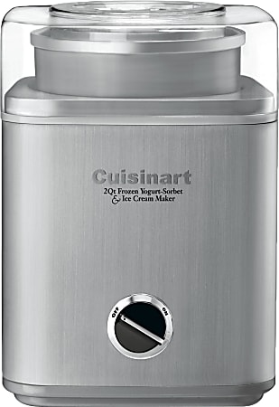 Cuisinart™ Pure Indulgence 2 Qt Frozen Yogurt-Sorbet & Ice Cream Maker, Silver