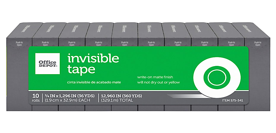 Mavalus Tape 1 x 324 Green Pack Of 6 - Office Depot