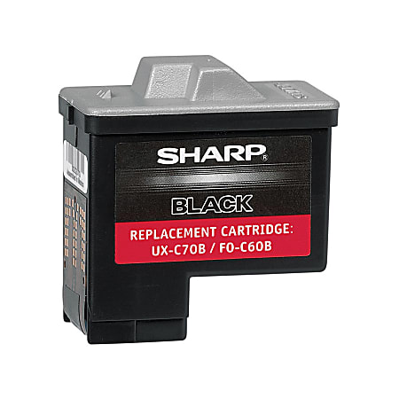 Sharp® UX-C70B Black Ink Cartridge