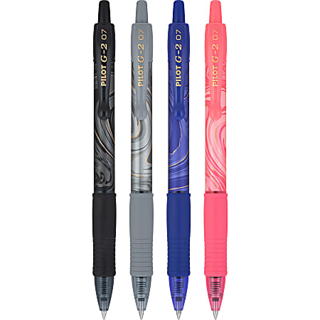 Pilot G2 Retractable Mini Gel Ink Pens in Assorted Colors - Fine