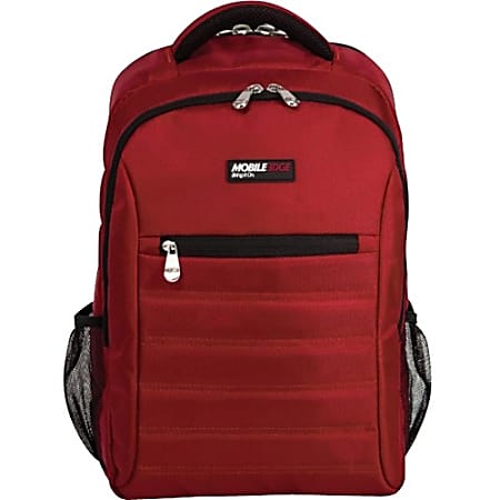 Mobile Edge Carrying Case (Backpack) for 17" MacBook, Book - Crimson Red - Shoulder Strap, Handle - 18" Height x 8.5" Width
