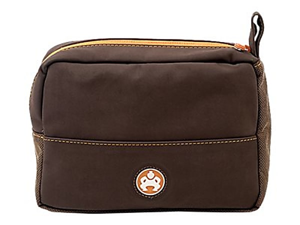 Mobile Edge Sumo Notebook or Tablet Accessory Ditty Pouch - Case - suede, 1680D ballistic nylon - brown