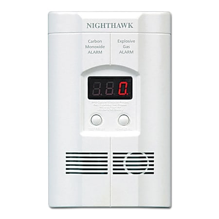 Direct Plug & Battery Operated CO Alarms, LED Display, Electrochemical
