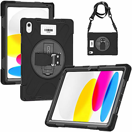 CODi Rugged Carrying Case for 10.9" Apple iPad (10th Generation) Tablet, Stylus - Drop Resistant, Shock Absorbing, Bump Resistant, Temperature Resistant, Humidity Resistant, Shock Resistant, Vibration Resistant - Neoprene Body
