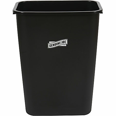 Genuine Joe 41-Quart Wastebasket - 10.25 gal Capacity - Durable, Sturdy, Dent Resistant, Chip Resistant, Rust Resistant, Long Lasting - 00061