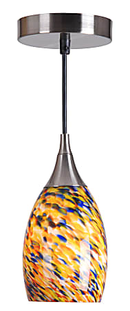 Kenroy Home Table/Floor Lamp, Medici Mini Pendant, Confetti