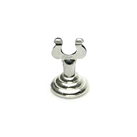 American Metalcraft Stainless-Steel Harp-Style Card Holder, 1-1/2", Silver