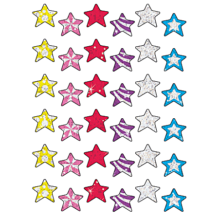 Trend Colorful Sparkle Stars superShapes Stickers