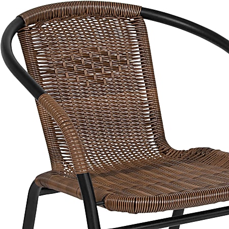 Flash furniture rattan indoor sales outdoor restaurant stack chair