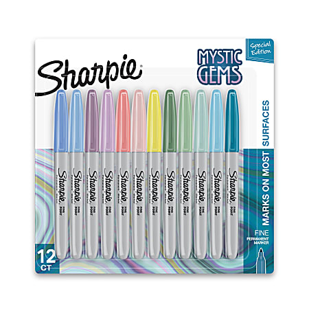 Sharpie Mystic Gems Permanent Markers - Ultra Fine Marker Point - Multi - 12 / Pack Sharpie Mystic Gems Permanent Markers - Ultra Fine Marker Point - Multi - 12 / Pack