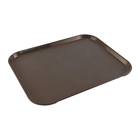 Carlisle Cafe® Food Tray, 14" x 18", Brown