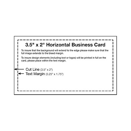 Custom Full-Color Raised Print Standard White Business Cards, Square Corners, 2-Sided, Box Of 250