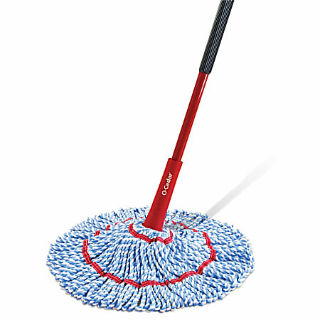 O-Cedar MicroTwist MAX Microfiber Mop - MicroFiber Head - Absorbent, Reusable, Machine Washable, Easy to Use, Comfortable Grip, Refillable - 1 Each - Multi