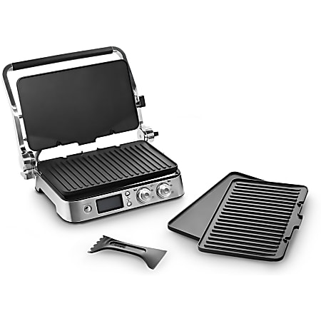Delonghi Livenza Electric All-Day Grill with FlexPress System (Stainless Steel (Silver))