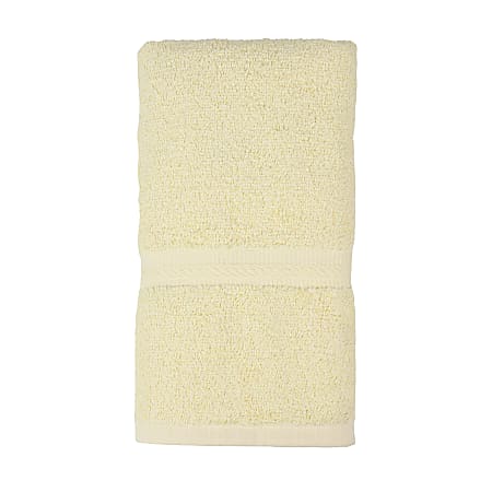 1888 Mills Premier Hand Towels, 16" x 30", Lemon, Pack Of 120 Towels