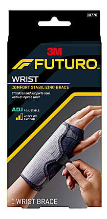 FUTURO Reversible Splint Wrist Brace, 5.5", Black