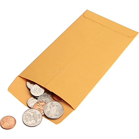 Business Source Little Coin No. 7 Kraft Envelopes - Coin - #7 - 3 1/2 Business Source Little Coin No. 7 Kraft Envelopes - Coin - #7 - 3 1/2