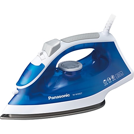 Panasonic® Light Steam Iron With Anti-Calcium System, Blue