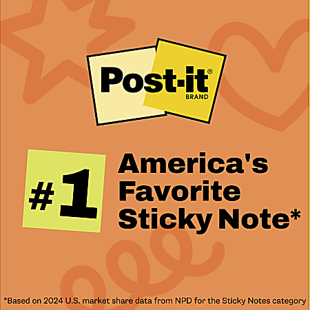 Post it Notes 3 x 3 in 12 Sticky Note Pads 100 SheetsPad School ...