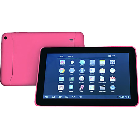 Zeepad 9RK-Q Tablet - 9" - 512 MB DDR SDRAM - Actions Cortex A9 ATM7029 Quad-core (4 Core) 1.80 GHz - 8 GB - Android 4.4 KitKat - 800 x 600 - Pink