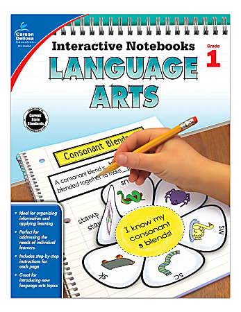 Carson-Dellosa Interactive Language Arts Notebook, Grade 1