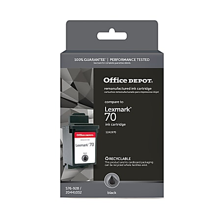 Office Depot® Brand Remanufactured Black Ink Cartridge Replacement For Lexmark™ 50, 70