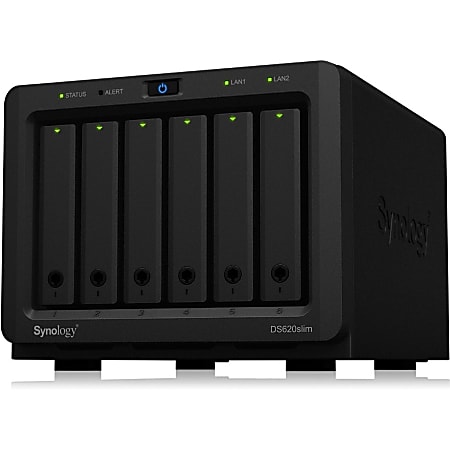 Synology DiskStation DS620slim SAN/NAS Storage System - Intel Celeron J3355 Dual-core (2 Core) 2 GHz - DS620SLIM