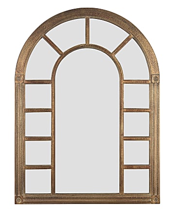 Kenroy Home Wall Mirror, Cathedral, 38"H x 28"W x 1"D, Bronze