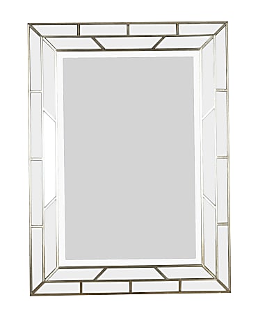Kenroy Home Wall Mirror, Lens, 38"H x 28"W x 1"D, Silver