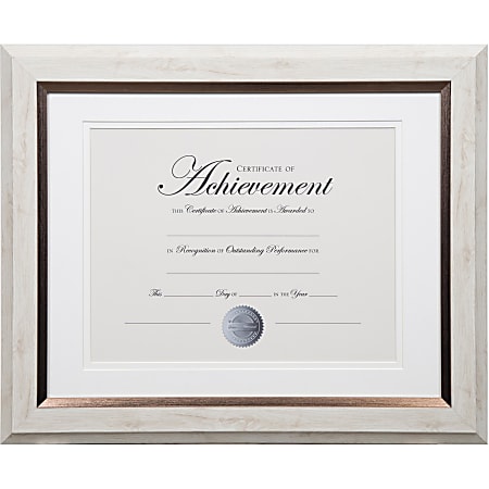 Timeless Frames® Metal Picture Frame, 11" x 14" With Mat, Black