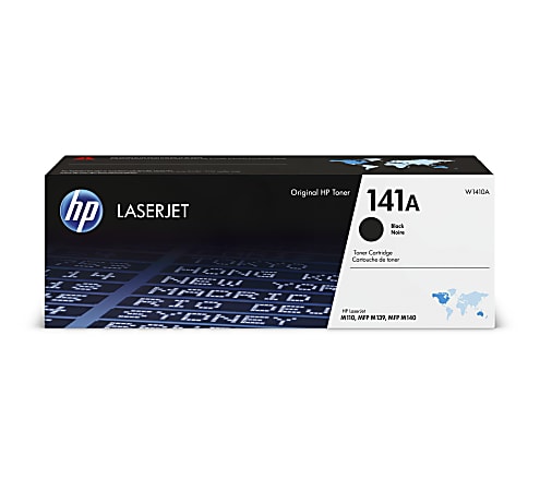 HP 141A Black Toner Cartridge, W1410A