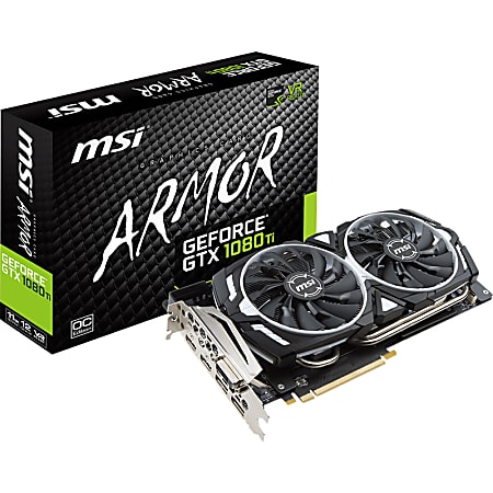 MSI GTX 1080 Ti ARMOR 11G OC GeForce GTX 1080 Ti Graphic Card 1.53
