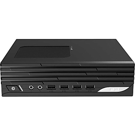 MSI PRO DP21 12M-418US Desktop Computer - Intel Core i5 12th Gen i5-12400 Hexa-core (6 Core) - 8 GB RAM DDR4 SDRAM - 500 GB M.2 PCI Express NVMe SSD - Micro PC - Intel H610 Chip - Windows 11 Pro - Intel UHD Graphics 730 DDR4 SDRAM - IEEE 802.11ax - 120 W