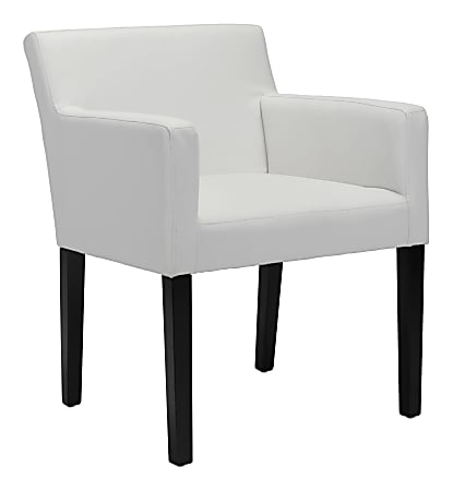 Zuo Modern Franklin Dining Chair, White/Black