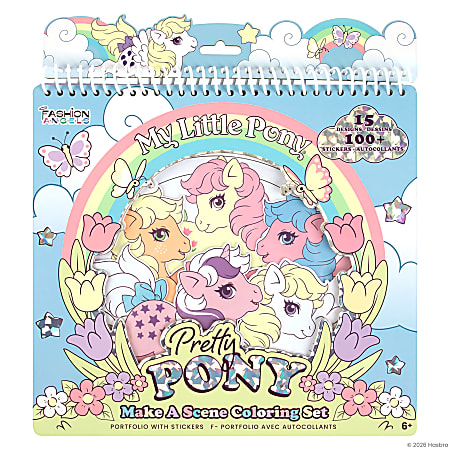 Fashion Angels My Little Pony Pretty Pony Make a Scene Sketch Portfolio, Total Qty 1
