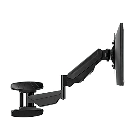 Fellowes® Single Arm Wall Mount For Monitors/TVs Up To 42", 18 13/16"H x 8 7/8"W x 20 1/4"D, Black, 8043501
