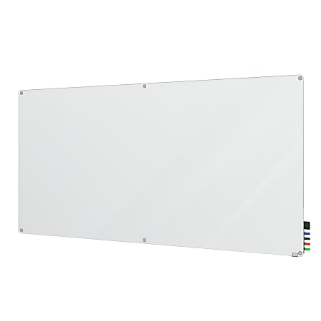 Ghent LEAN Magnetic Whiteboard, Steel, 36-1/2" x 48-1/2", White, Satin Aluminum Frame