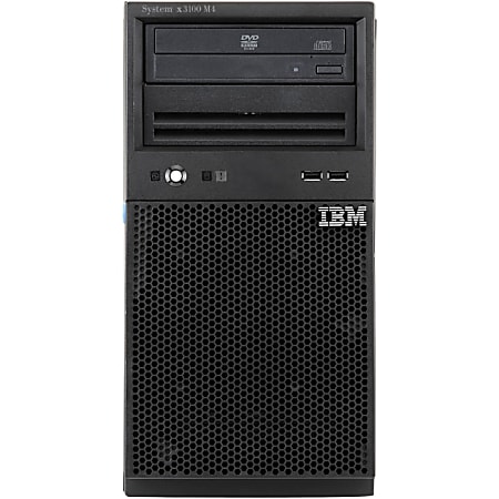 Lenovo System x x3100 M4 2582F4U Tower Server - 1 x Intel Xeon E3-1270V2 Quad-core (4 Core) 3.50 GHz - 4 GB Installed DDR3 SDRAM - Serial ATA/600, 6Gb/s SAS Controller - 0, 1, 10 RAID Levels - 1 x 430 W